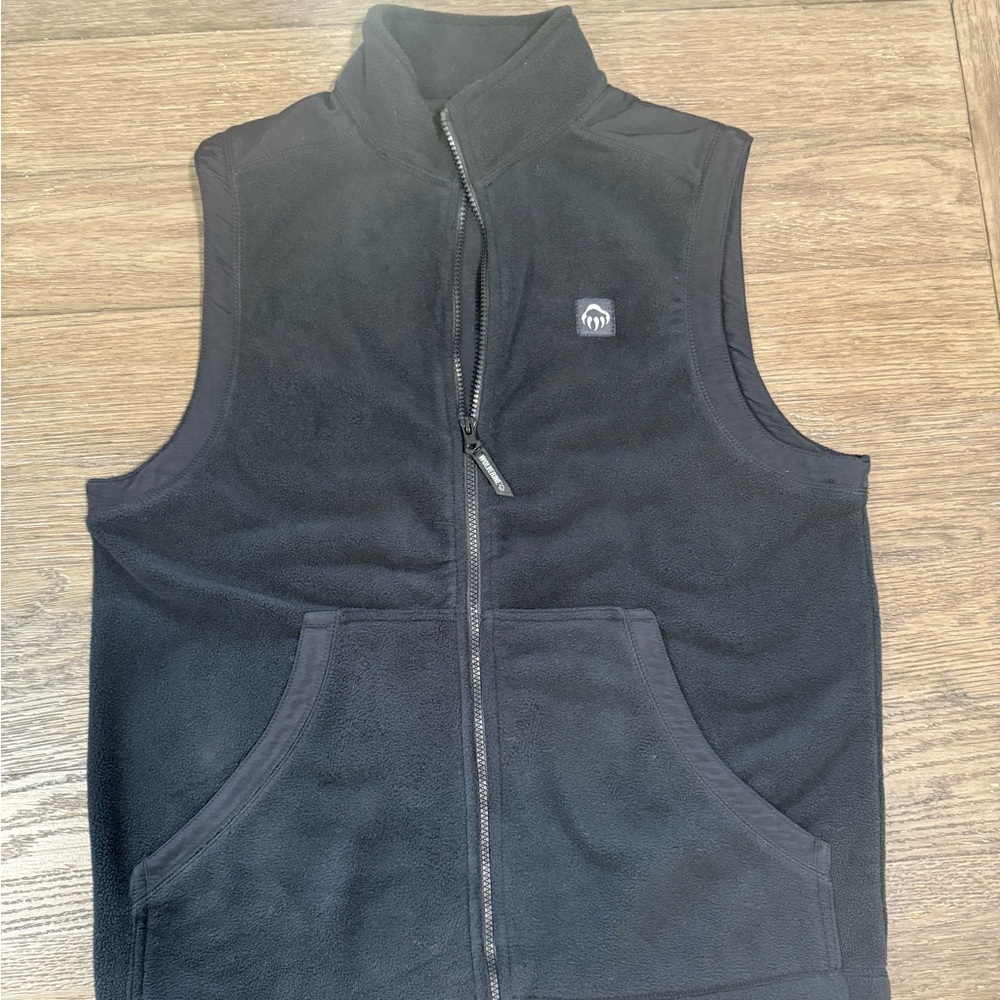 Wolverine Black Fleece Vest